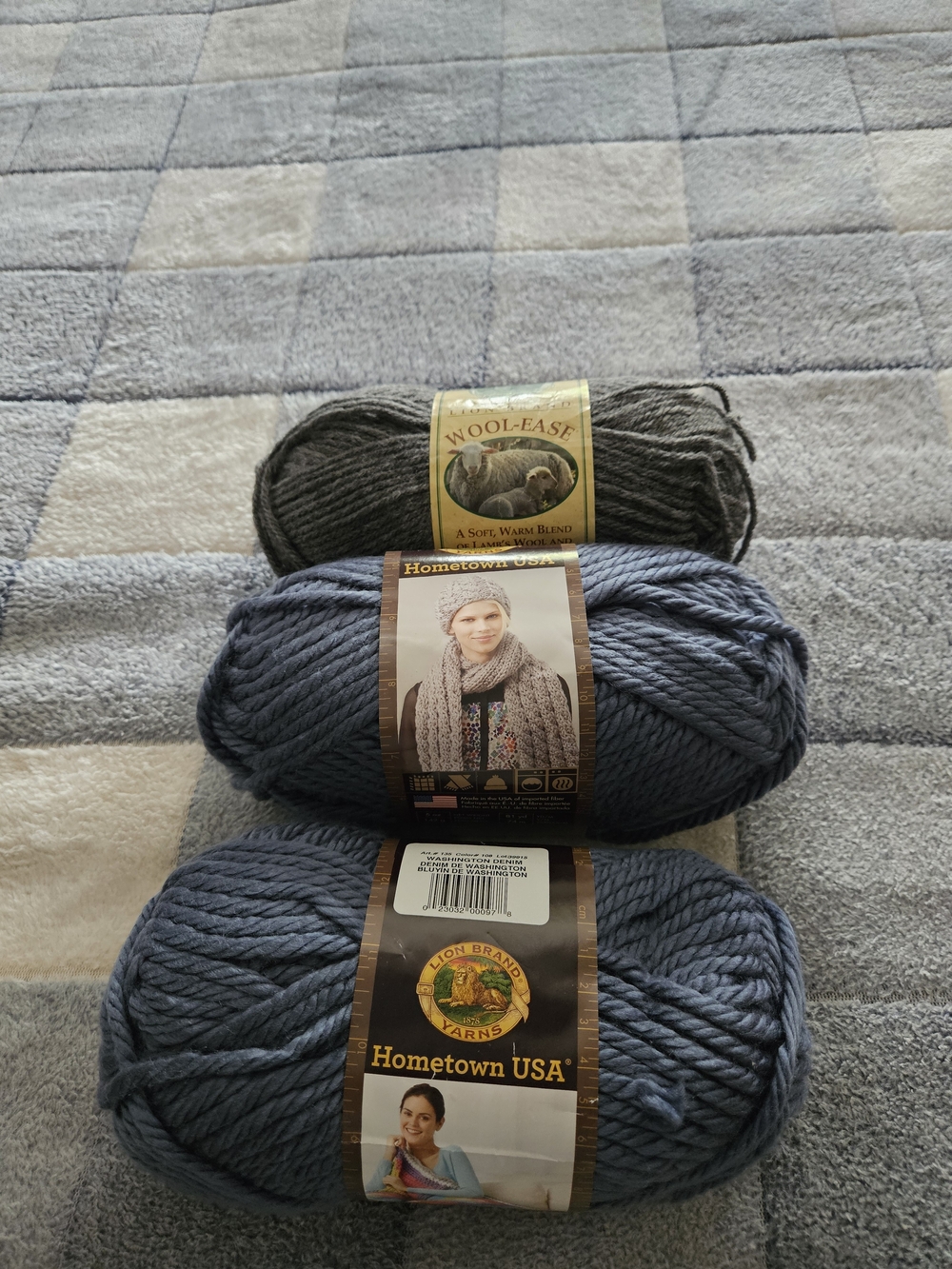 Lion Brand Washington Denim Yarn - Denim Blue
